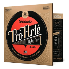 Encordoamento Violão 6 Cordas D'addario Ej45 Pro-arté Nylon Encordoamento Violão 6 Cordas D'addario Ej45 Pro-arté Nylon