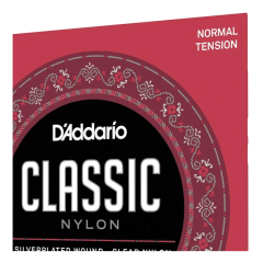 Encordoamento Violão Clássico D'Addario EJ27N de Náilon tensão normal