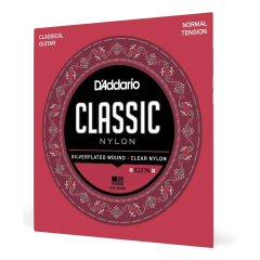 Encordoamento Violão Clássico D'Addario EJ27N de Náilon tensão normal Encordoamento Violão Clássico D'Addario EJ27N de Náilon tensão normal
