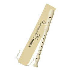 Flauta Doce Soprano Yamaha Yrs23g Germanica Cor Bege