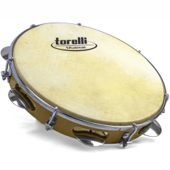 Pandeiro 10" Torelli Pele Animal TP300 - Natural