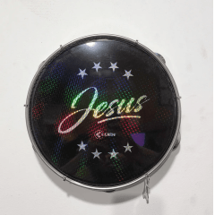 Pandeiro Jesus 10'' Luen Aro Abs Pele Holográfica