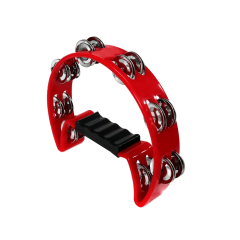 Pandeiro Pandeirola - Meia Lua MXT Cajon Percussão Vermelho