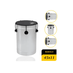 Rebolo 11 Polegadas 45cm Alumisteel Luen 5 Afinações