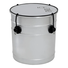 Repique De Mao 30x10" Alumisteel 4 Afin Ferr Pop Pele Leitosa Batuka by Luen 