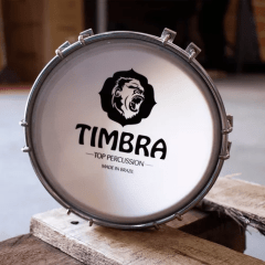 Tamborim Timbra De 6 Polegadas Madeira Contemporânea Gope Cor Freijó