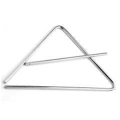 Triangulo Aço Cromado 25 cm Triangulo Aço Cromado 25 cm