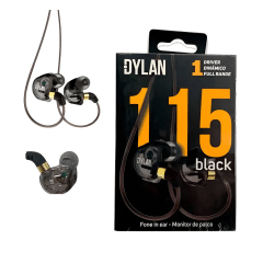 Fone de Retorno Dylan DE115 Preto