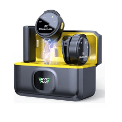 Microfone Lapela Sem Fio Eletro Mex El-1837 - Usb C Cor Preto