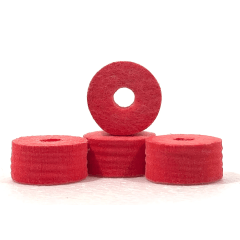 Feltro Prato Liverpool vermelho 4 unidades