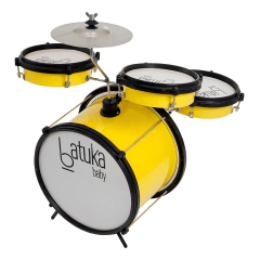 Bateria Infantil  batuka Baby Amarela Bateria Infantil  batuka Baby Amarela