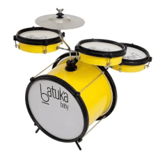 Bateria Infantil Luen Baby Batuca 5 Peças Completas C/ Prato