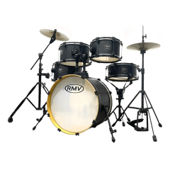 Bateria Rmv Smart Pro 10/12/14/20/14cx Com Pratos Preta Preto Fosco Bateria Rmv Smart Pro 10/12/14/20/14cx Com Pratos Preta Preto Fosco