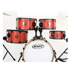 Bateria RMV Smart pró Bumbo 20'' com pratos e banco