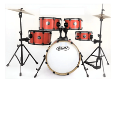 Bateria RMV Smart pró Bumbo 20'' com pratos e banco