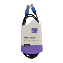 Cabo 2 metros XLR/XLR MXT Azul