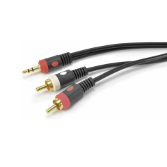 Cabo Auxiliar P2 Stereo / 2 Rca Sa2x Ca7 Santo Angelo 2m