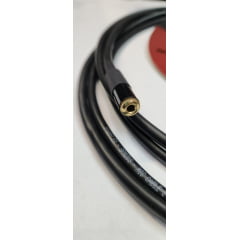 Cabo Extensor para fone p2 femea para P10 Estereo  3 metros
