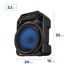 Caixa Amplificada Bluetooth Mondial CM-150 - Bivolt 75W