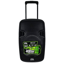 Caixa De Som Recarregavel PRO BASS Ativa Street 12 Bluetooth USB 200w