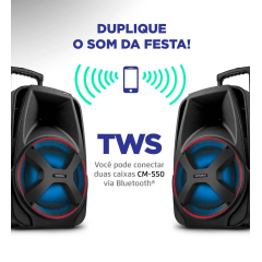 Caixa Recarregavel Mondial CM550