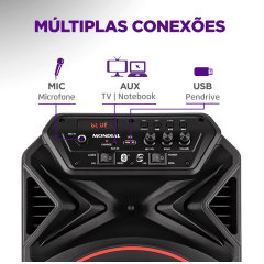 Caixa Recarregavel Mondial PowerII Cm250