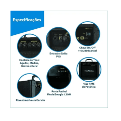 Cubo Mackintec Maxx 15 p/ Guitarra 15W