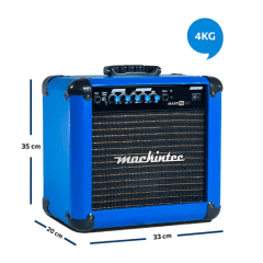 Cubo Mackintec Maxx15 p/ Guitarra Azul