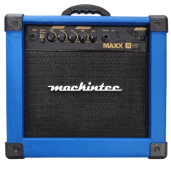 Cubo Mackintec Maxx15 p/ Guitarra Azul  Cubo Mackintec Maxx15 p/ Guitarra Azul