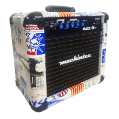 Cubo mackinteck 15w com distorção p/ Guitarra Jornal 2