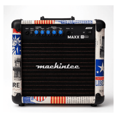 Cubo mackinteck 15w com distorção p/ Guitarra Jornal 2 Cubo mackinteck 15w com distorção p/ Guitarra Jornal 2