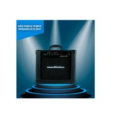 Cubo mackinteck 15w com distorção p/ Guitarra cor preta