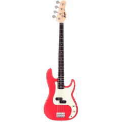 Contra-baixo passivo 4 cordas Fosco Fiesta red satin MB-40 Memphis