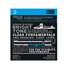 Encordoamento Baixo 4 Cordas D’Addario EXL170 .045 Nickel
