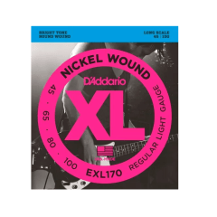 Encordoamento Baixo 4 Cordas D’Addario EXL170 .045 Nickel Encordoamento Baixo 4 Cordas D’Addario EXL170 .045 Nickel