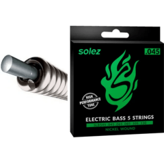Encordoamento Baixo 5 Cordas SOLEZ  0.45