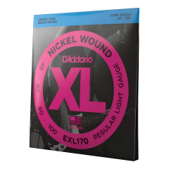 Encordoamento Daddario Exl170 045 Para Baixo 4 Cordas