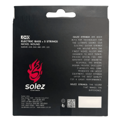 Encordoamento De Contrabaixo Solez Slb540 5 Cordas 0.040
