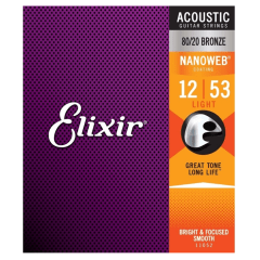 ENCORDOAMENTO ELIXIR 012 LIGHT P/VIOLAO ACO 11052