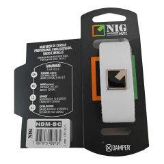 Damper Couro Branco NIG
