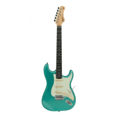 Guitarra elétrica TAGIMA - TG 500 tília metallic surf green