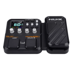 Pedaleira  Nux Mg-101 Black para guitarra