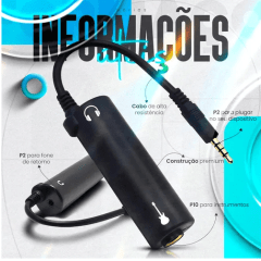 IRIG Interface De Áudio P/ Instrumentos Celular Android Ios