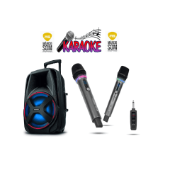 Kit 12 Caixa 250w + 2 microfone sem fio 
