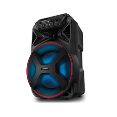 Kit 9 Karaoke Caixa 100w + 2 Microfones