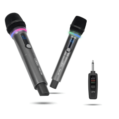 Kit 6 Karaoke Caixa 60w + 2 microfone sem fio