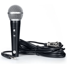 Kit 1 Karaoke 1 Caixa + microfone com cabo de 5 metros