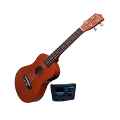 Kit Ukulele Concert  elétrico Com afinador