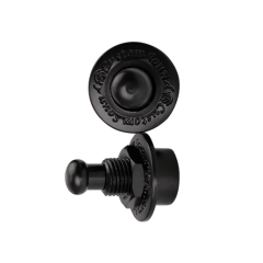 Strap Lock Trava Correia Guitarra Baixo Custom Sound Preto