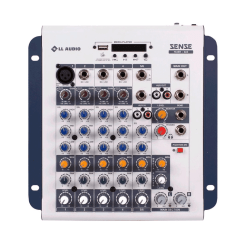 Mesa De Som Mixer Sense 602 Com 6 Canais Ll Audio